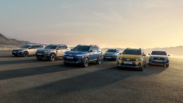 Dacia range